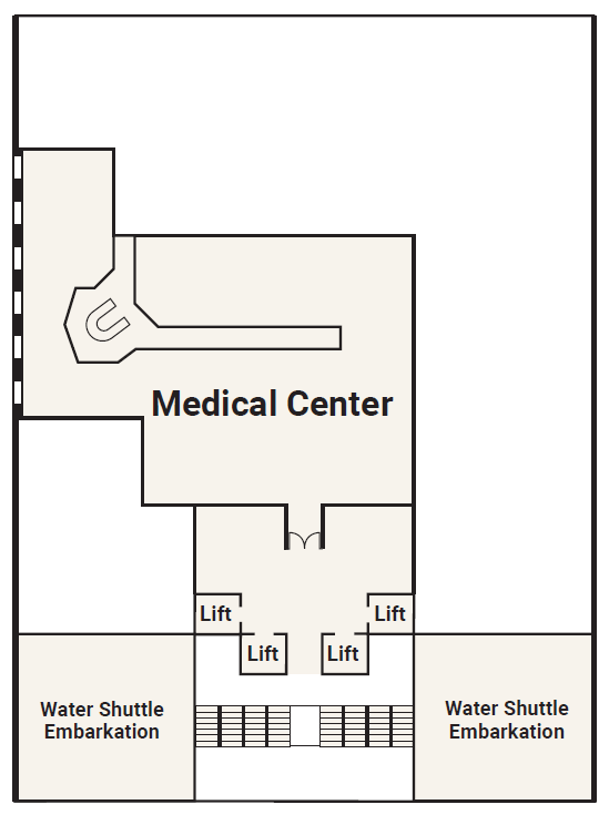 Deck plan for Deck 4 - Gala