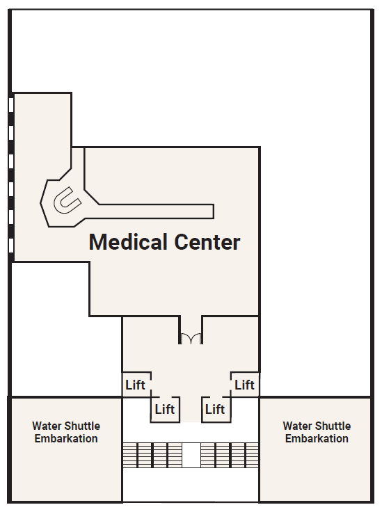 Deck plan for Deck 4 - Gala