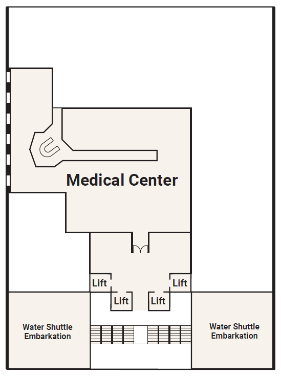 Deck plan for Deck 4 - Gala