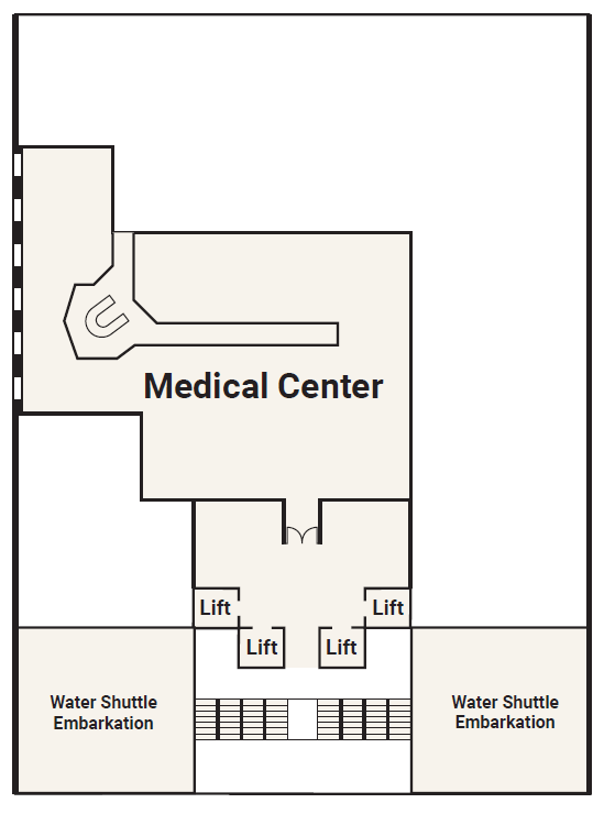 Deck plan for Deck 4 - Gala