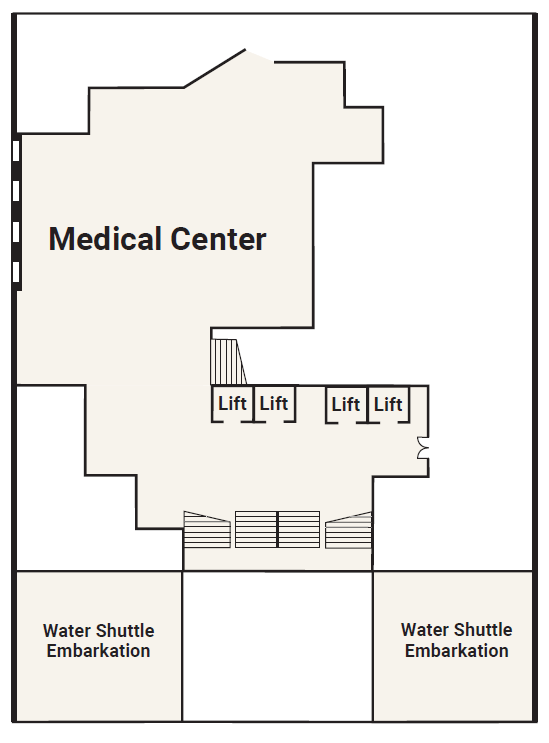 Deck plan for Deck 4 - Gala