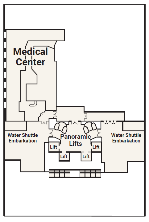 Deck plan for Deck 4 - Gala