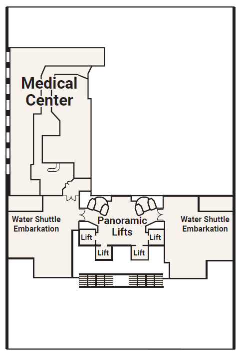 Deck plan for Deck 4 - Gala