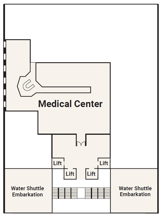 Deck plan for Deck 4 - Gala