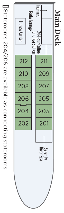 Deck plan for Main Deck