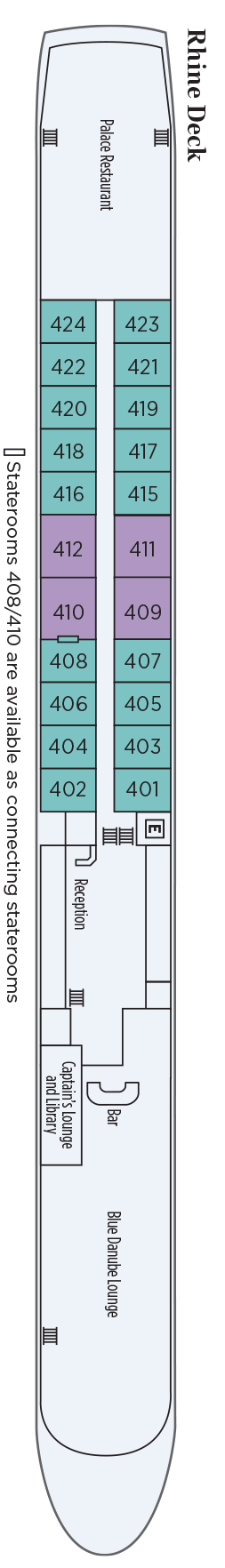 Deck plan for Rhine Deck