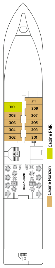 Deck plan for Deck 3