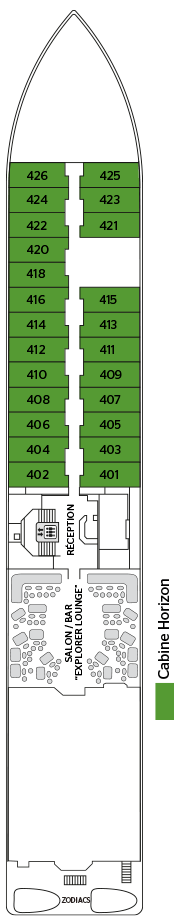 Deck plan for Deck 4