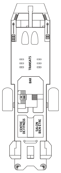 Deck plan for Deck 7