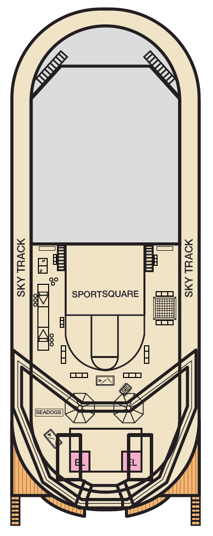 Deck plan for AFT SUN