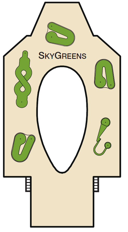 Deck plan for Deck 12 Aft Sky