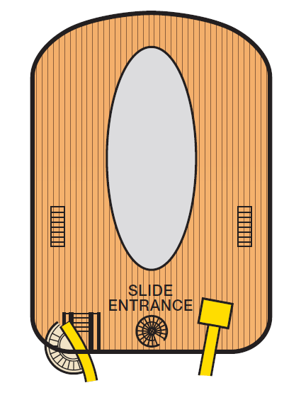 Deck plan for Deck 12 - AFT SPORTS