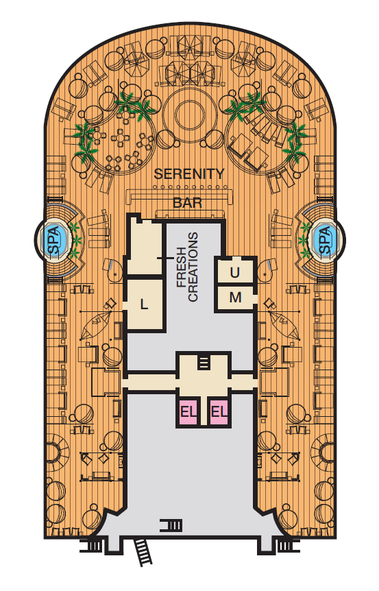 Deck plan for Deck 15 SERENITY
