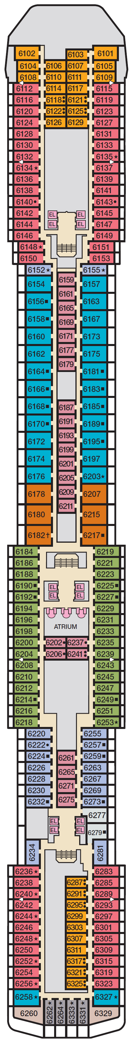 Deck plan for EMPRESS