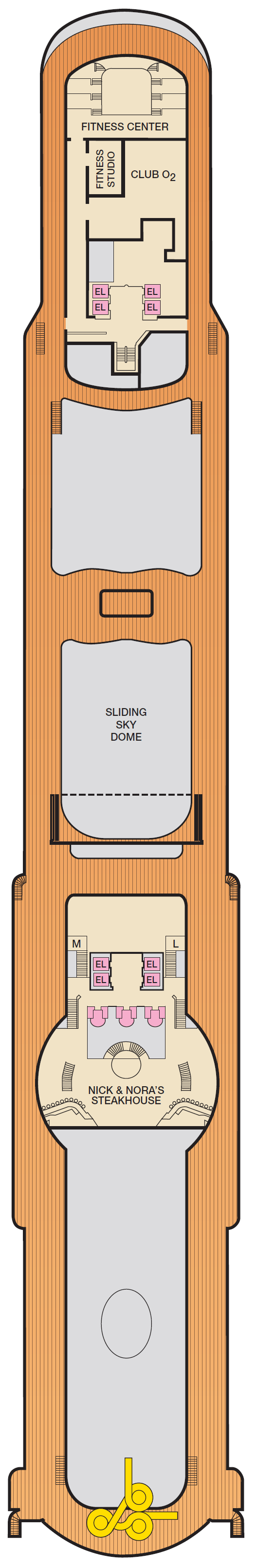 Deck plan for SUN