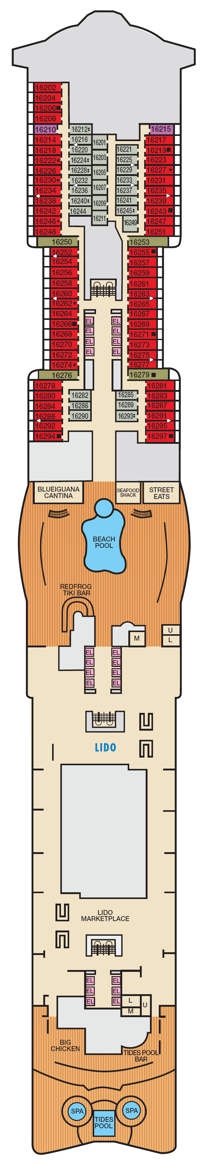 Deck plan for DECK-16