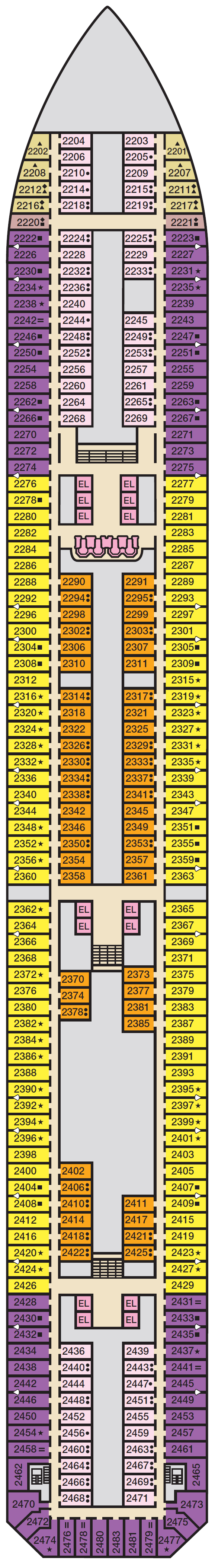 Deck plan for MAIN