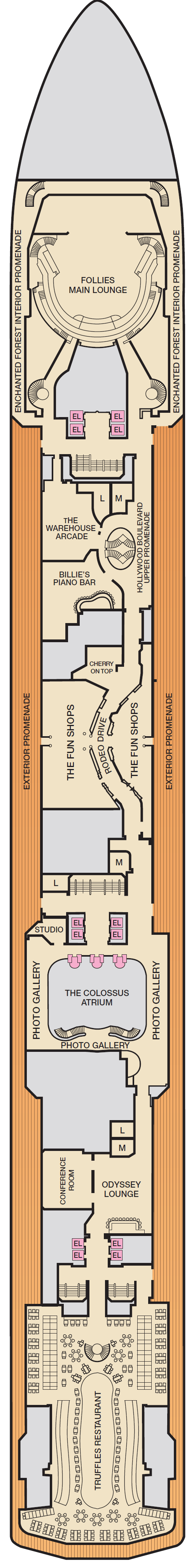 Deck plan for ATLANTIC