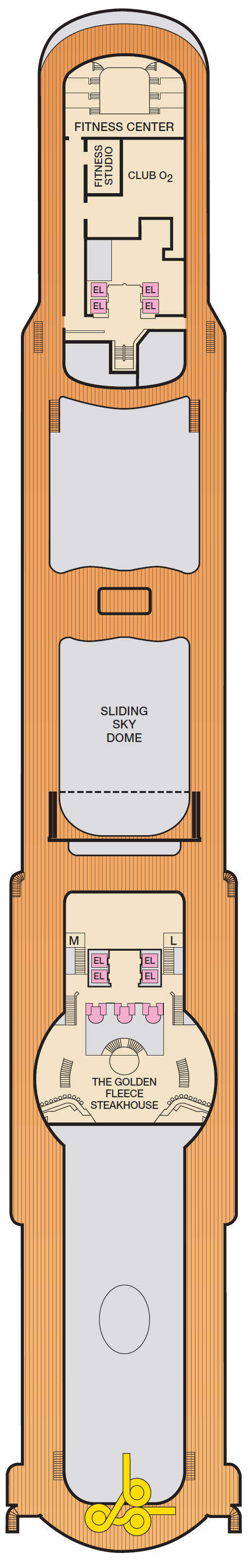 Deck plan for SUN