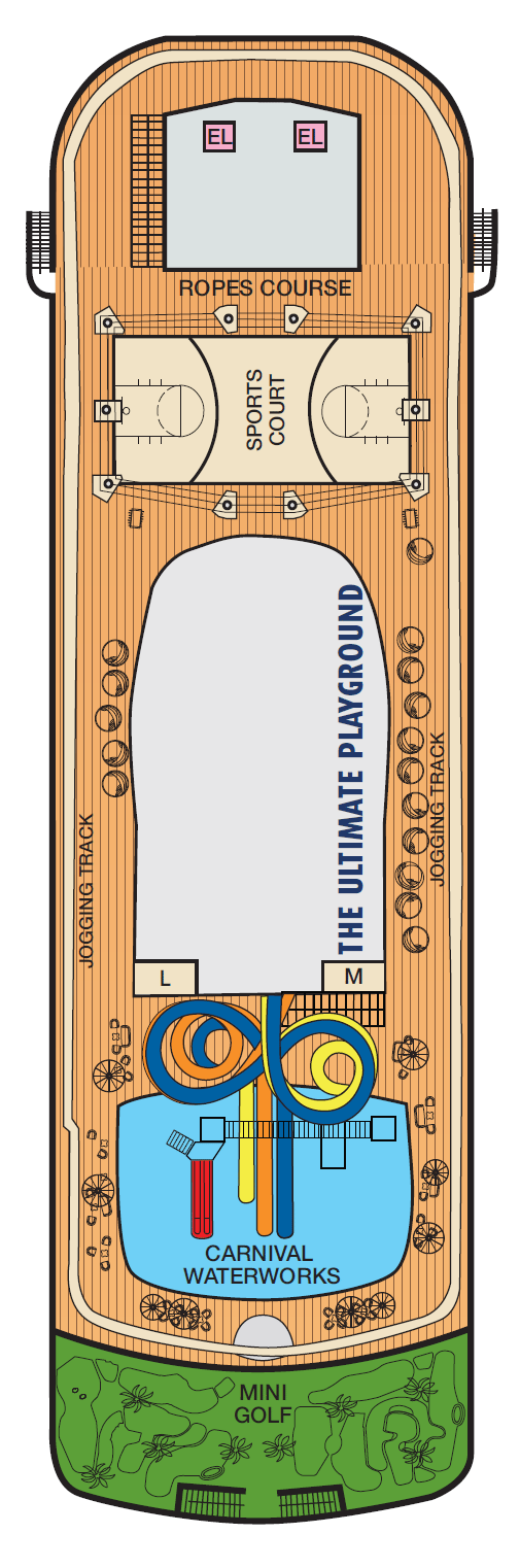 Deck plan for Deck 18