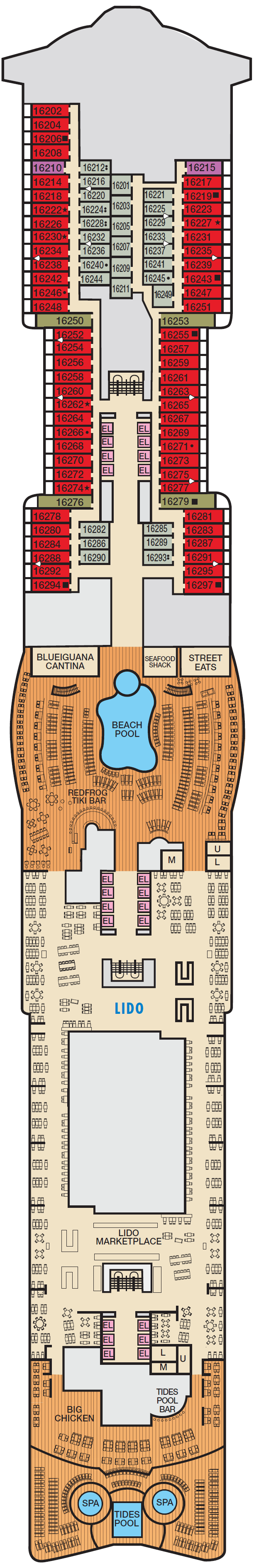 Deck plan for DECK-16