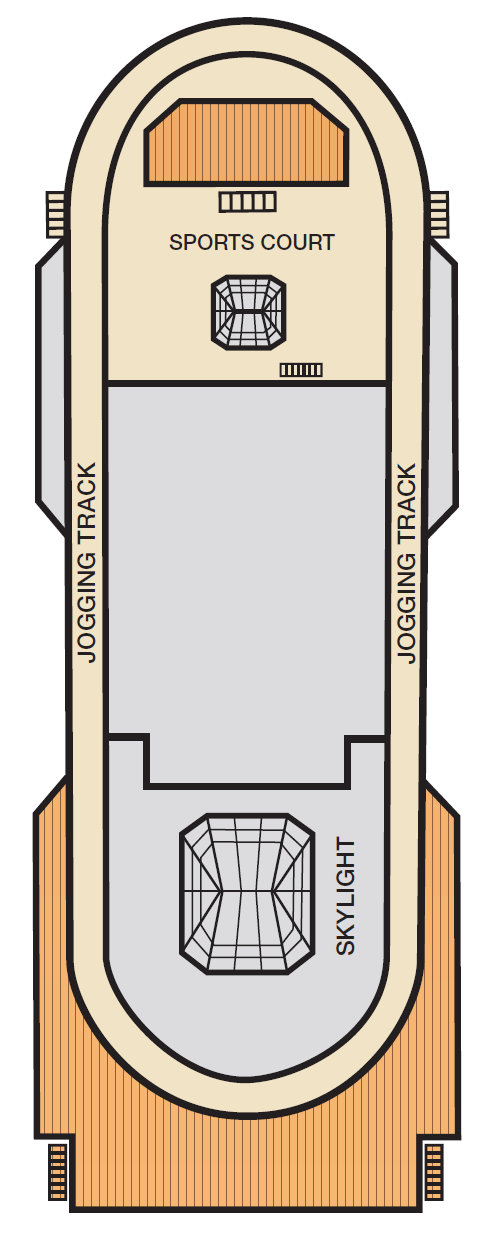 Deck plan for Deck 11 AFT SPA