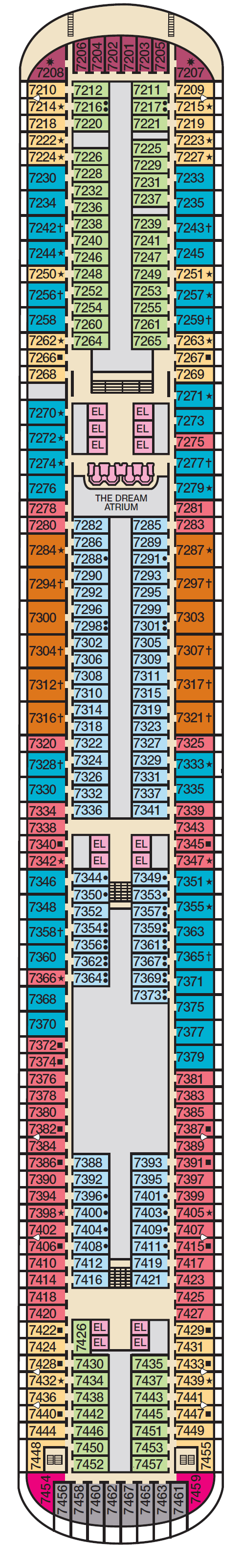 Deck plan for EMPRESS