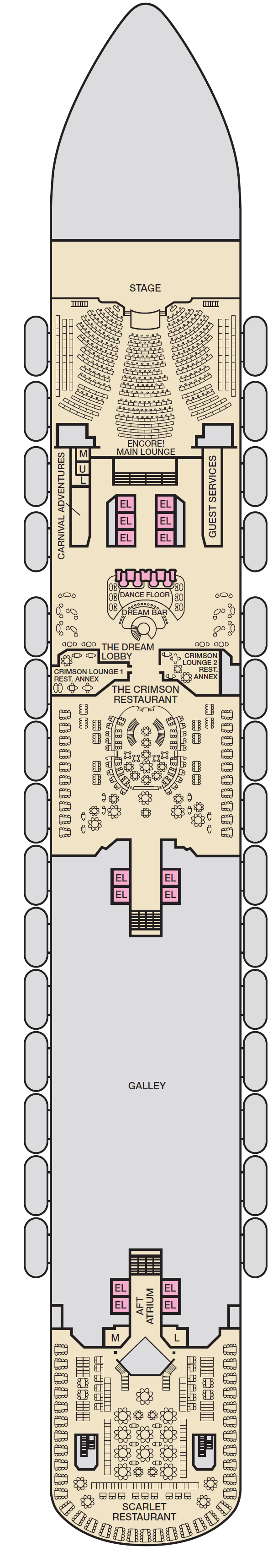 Deck plan for LOBBY
