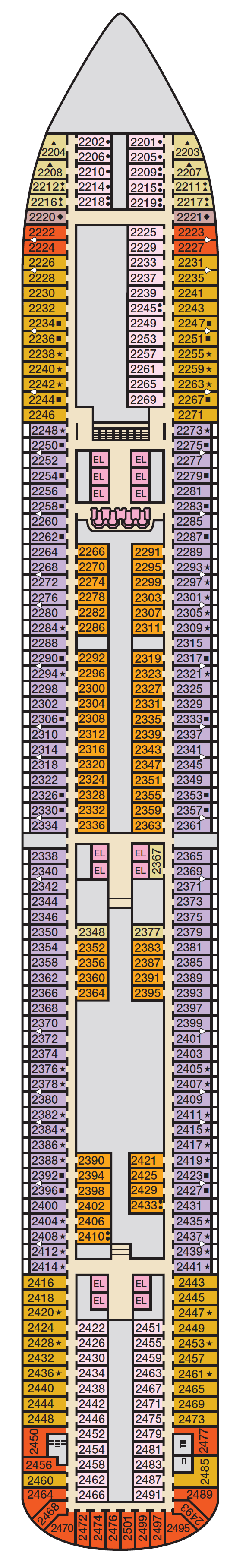 Deck plan for MAIN