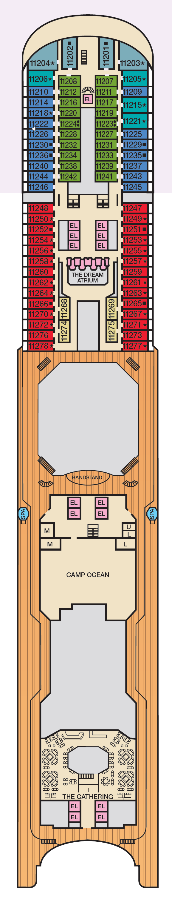 Deck plan for PANORAMA