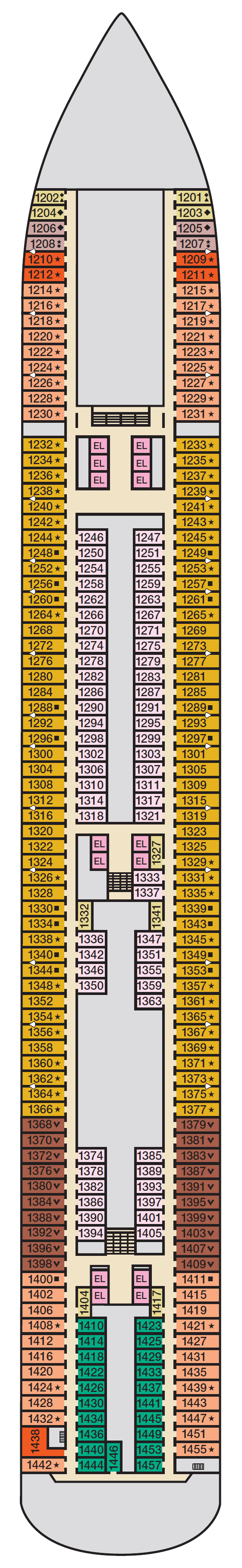 Deck plan for DECK01-RIVIERA