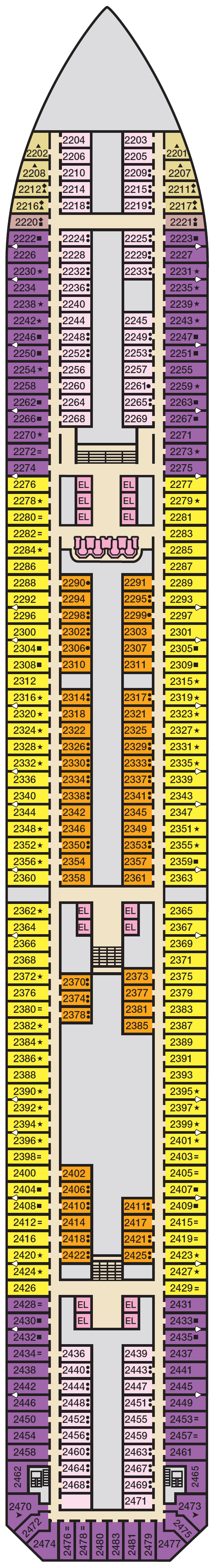 Deck plan for MAIN