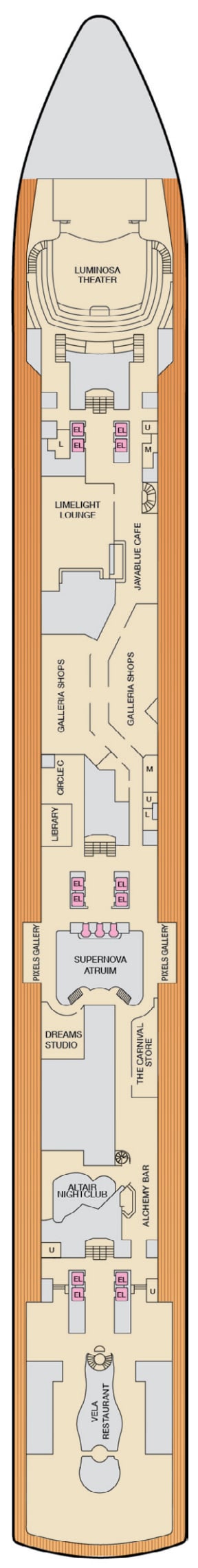 Deck plan for Deck 3