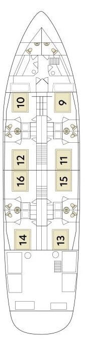 Deck plan for Lower Deck