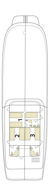 Deck plan for Upper Deck