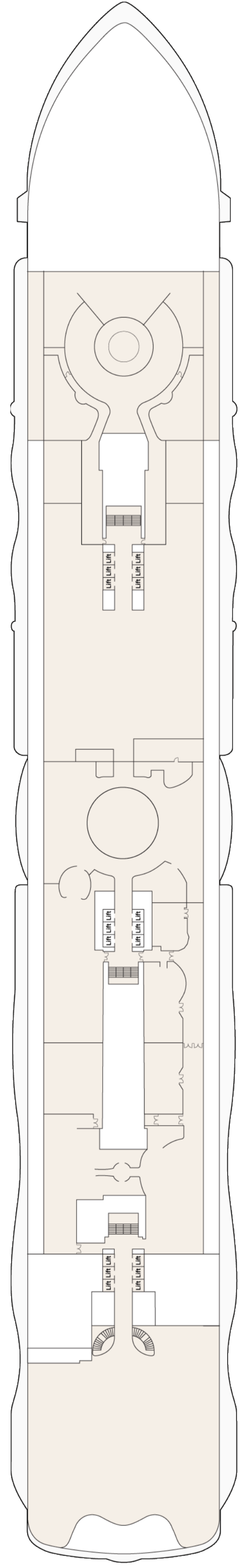 Deck plan for Deck 7