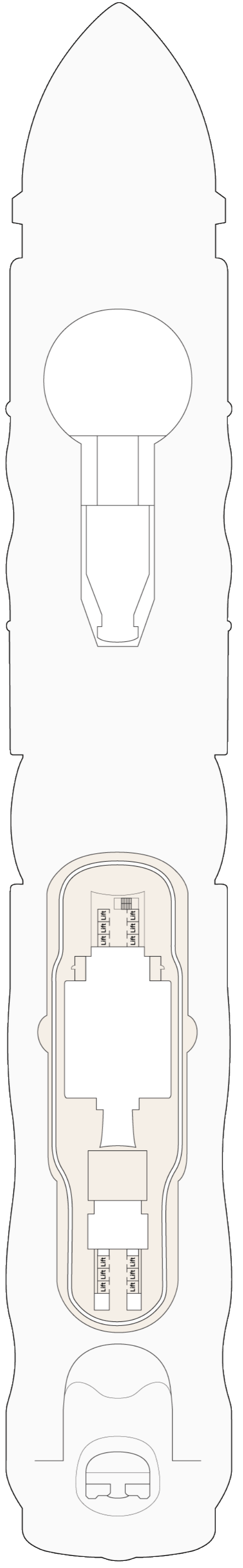 Deck plan for Deck 19