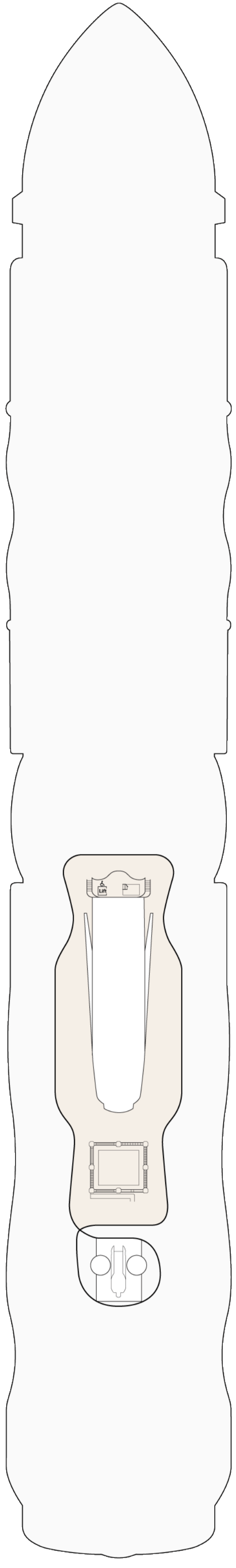 Deck plan for Deck 21