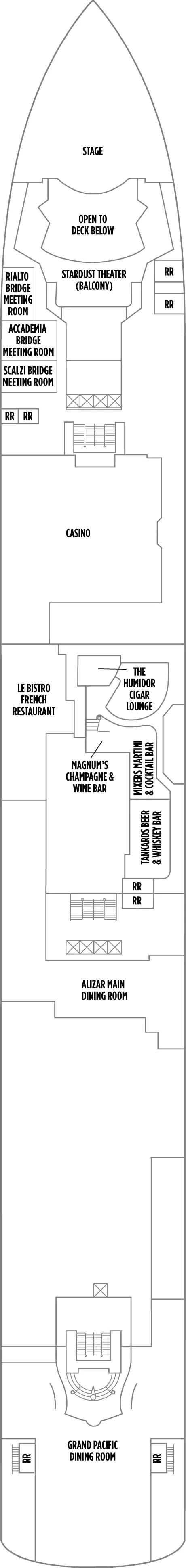 Deck plan for Deck 06