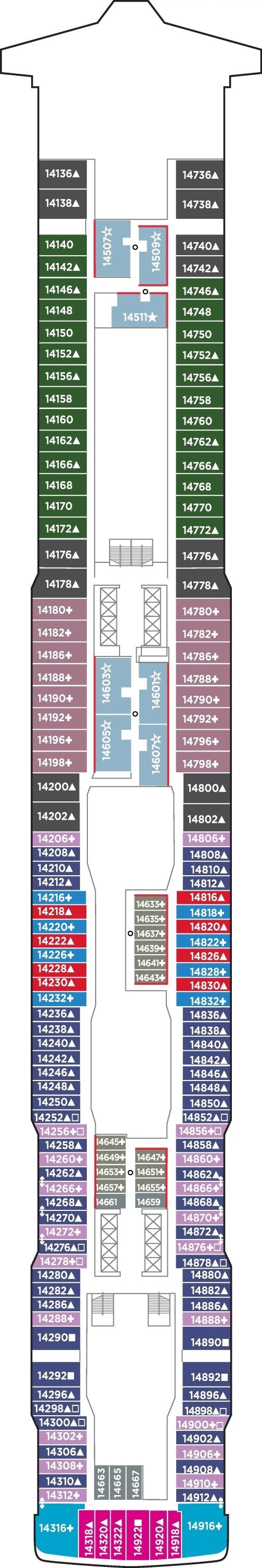 Deck plan for DECK 14