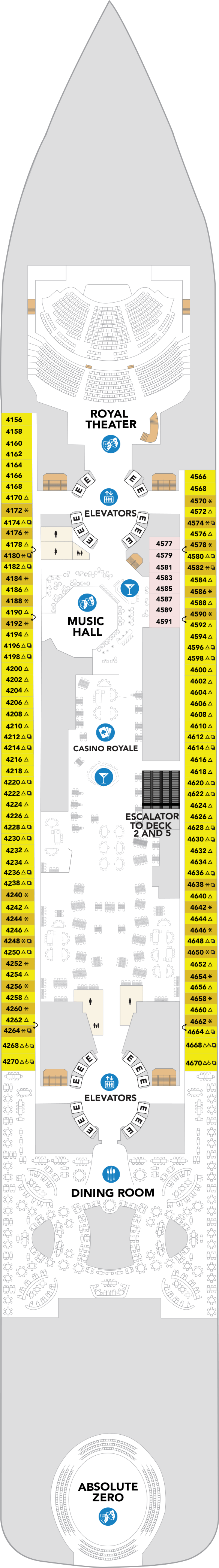 Deck plan for Deck 04