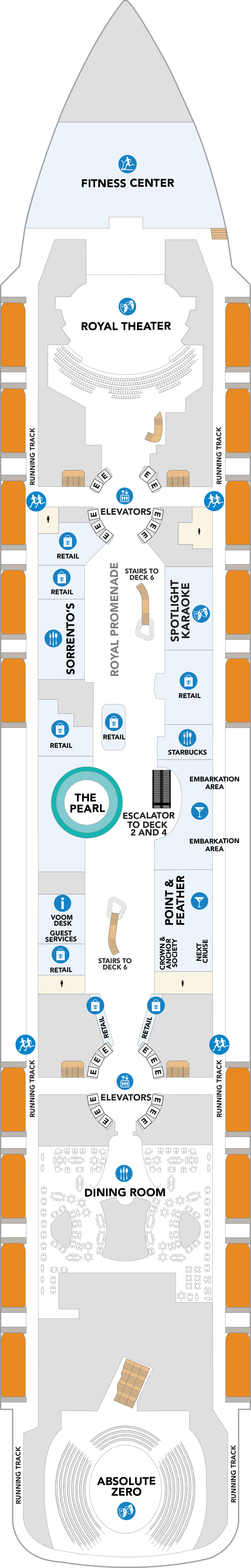 Deck plan for Deck 05