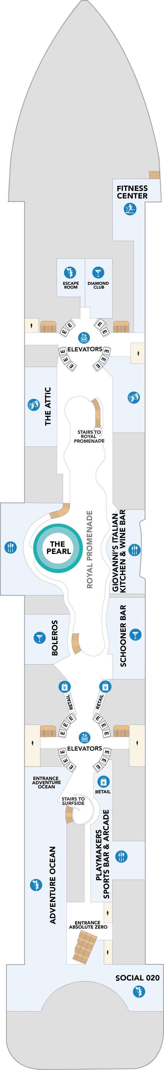 Deck plan for Deck 06