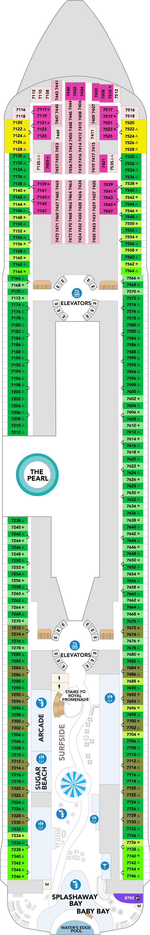 Deck plan for Deck 07