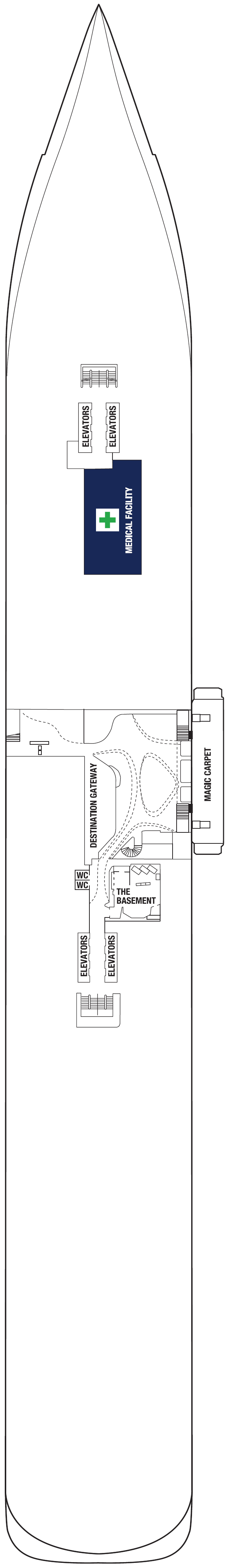Deck plan for DECK TWO