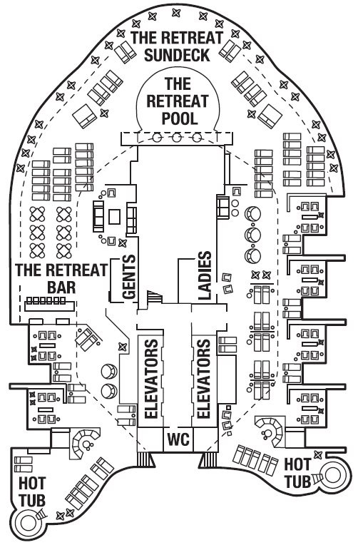 Deck plan for DECK SEVENTEEN