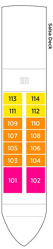 Deck plan for Salsa Deck