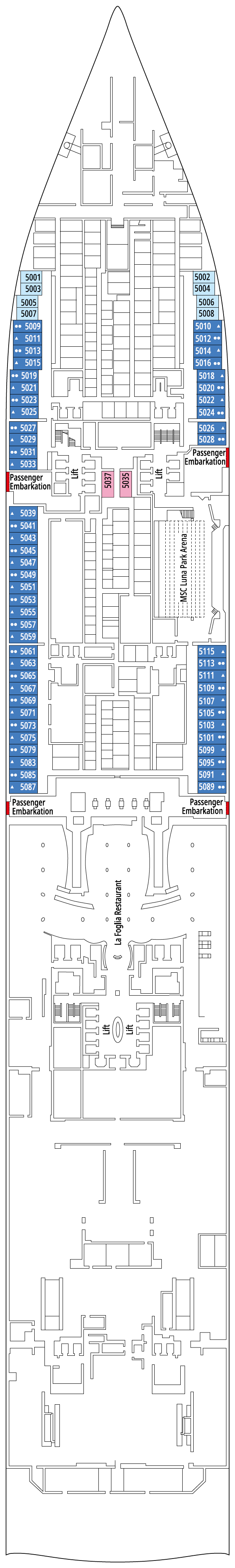 Deck plan for DECK 05