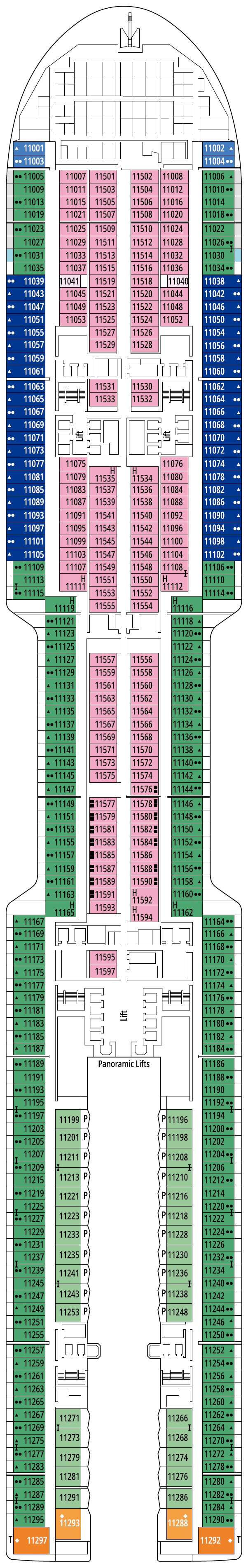 Deck plan for DECK 11