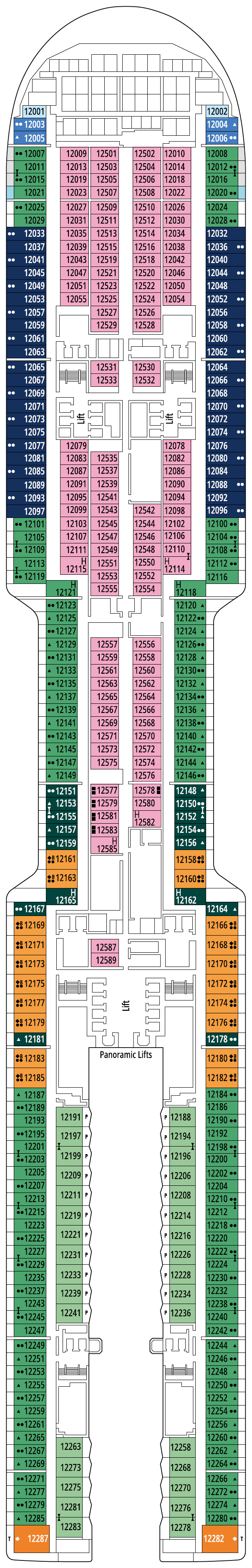 Deck plan for DECK 12